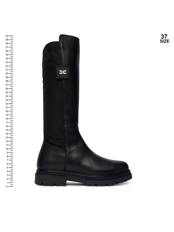 Elisabetta Franchi Oficerki Elisabetta Franchi F4A6-E0709-1333 Czarny