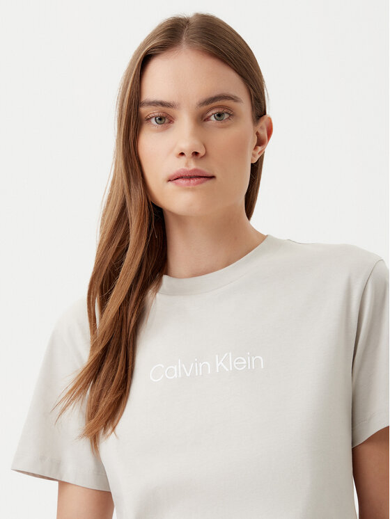 Calvin Klein Calvin Klein T-shirt Hero Logo K20K205448 Grigio Regular Fit