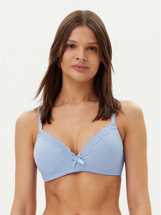 Hunkemöller Hunkemöller Бюстгралтер без кісточок Lola 301081 Блакитний