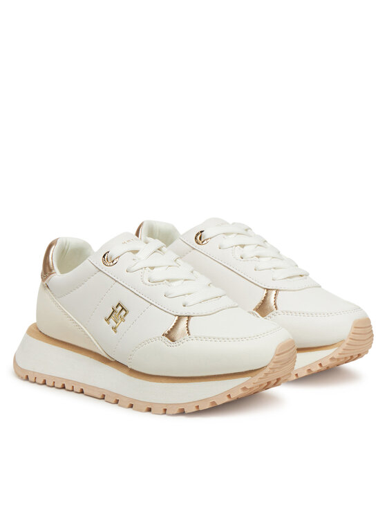Tommy Hilfiger Superge Tommy Hilfiger Low Cut Lace-Up Sneaker T3A9-33759-1355 M Bela