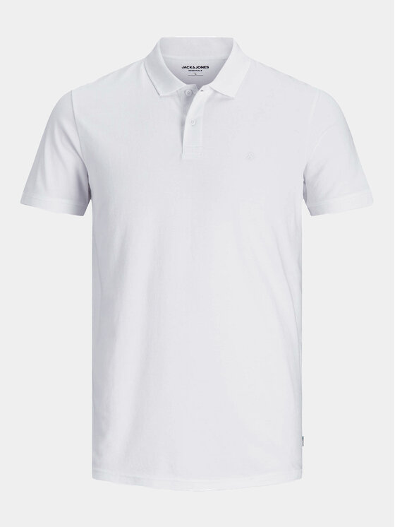 Jack & Jones Jack & Jones Поло Basic 12136516 Білий Slim Fit