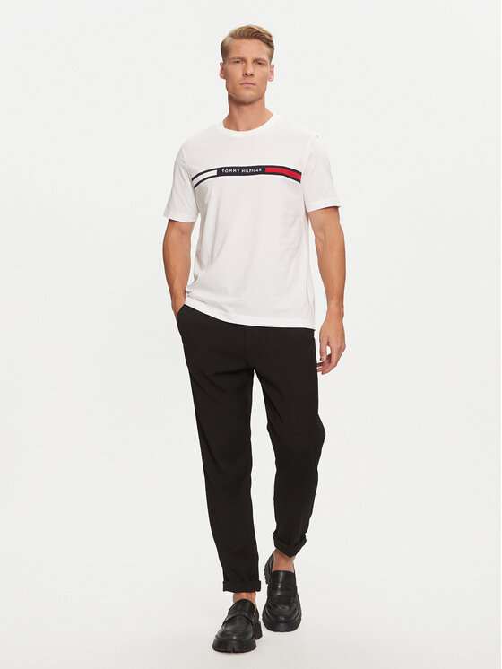 Tommy Hilfiger Tommy Hilfiger T-shirt MW0MW36498 Bianco Regular Fit