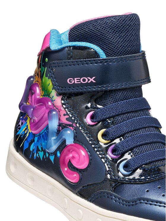 Geox Sneakers Geox J Skylin Girl J668WB 0NFKC C4243 S Bleumarin