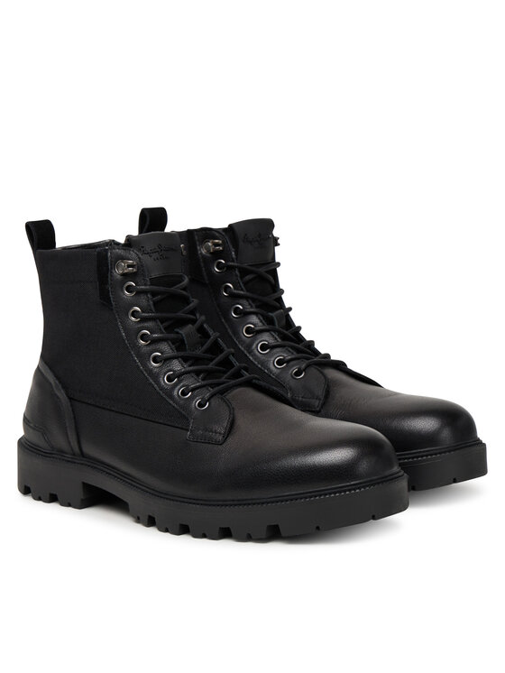 Pepe Jeans Черевики туристичні Pepe Jeans Ryan Mix M PMS500004 Чорний