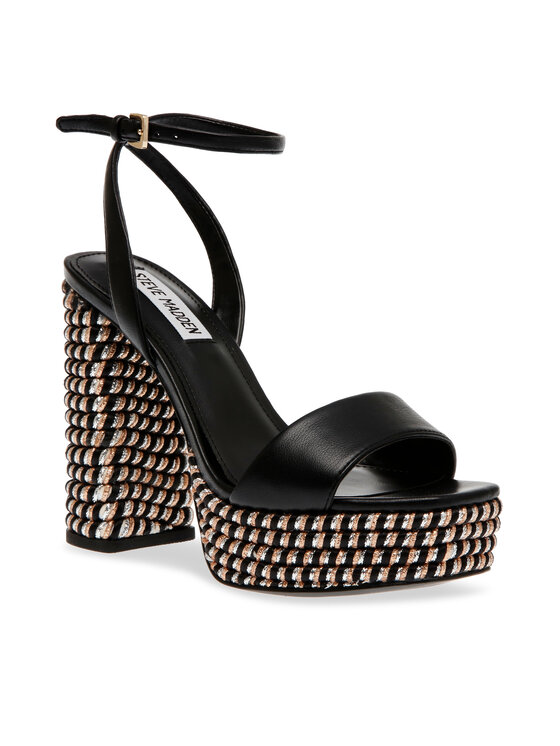 Steve Madden Босоніжки Steve Madden La verne Sandal SM11002976-02002-001 Чорний
