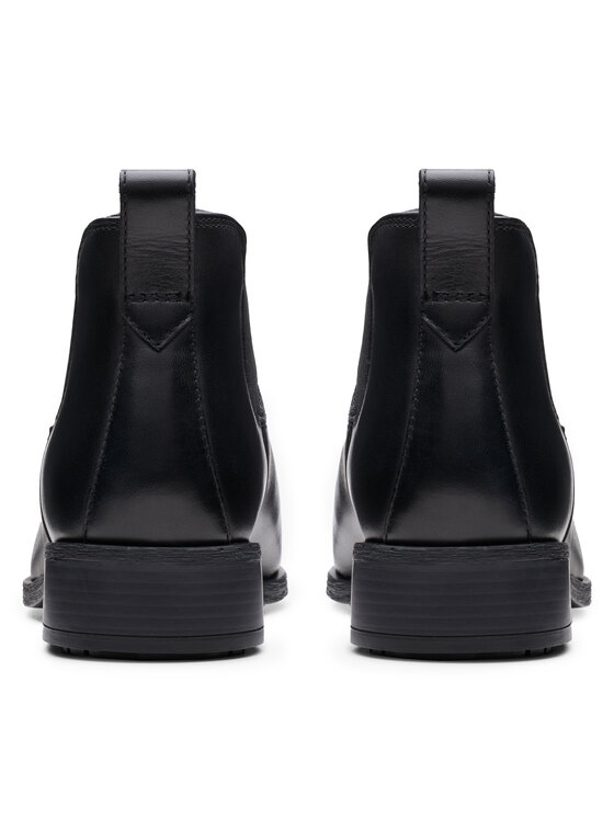 Clarks Jātnieku stila puszābaki Clarks Havisham Top 26178715 Melns