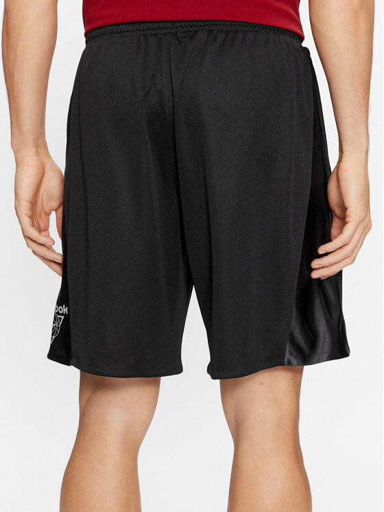 Reebok Reebok Pantalones cortos deportivos Basketball II0671 Negro Regular Fit