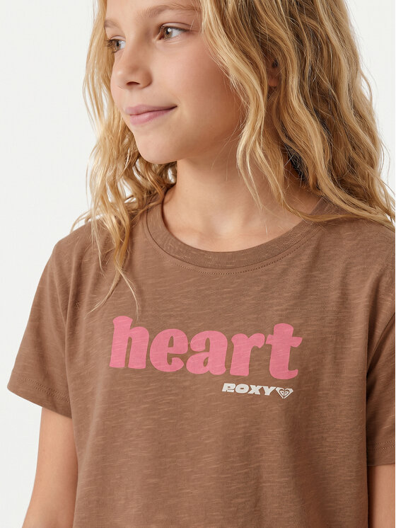 Roxy Roxy Camiseta Orchid Art ERGZT04142 Marrón Regular Fit