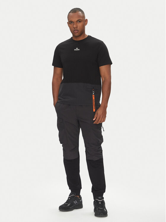 Parajumpers Parajumpers T-Shirt Clint 25SMPMTSRE08 Μαύρο Regular Fit