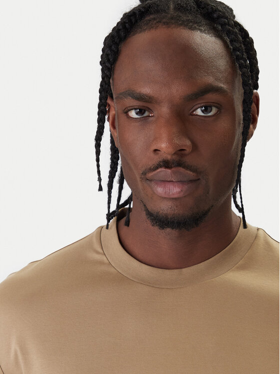 BOSS BOSS Camiseta C-Taut 01 50555844 Caqui Regular Fit
