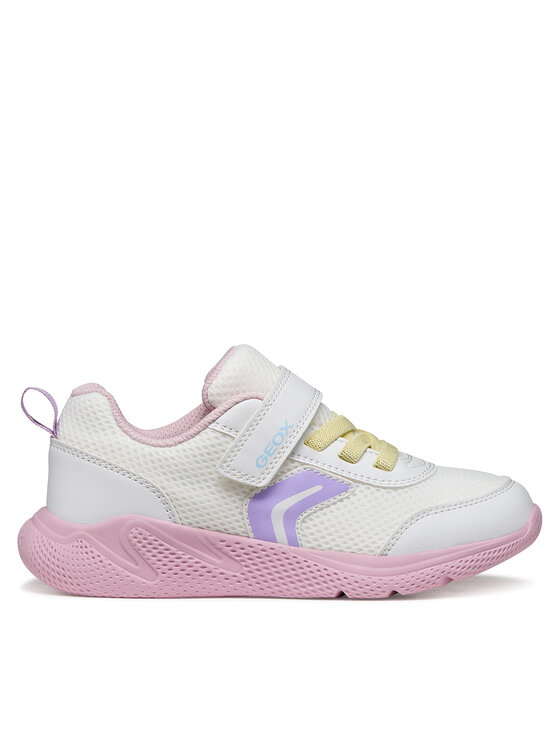 Geox Laisvalaikio batai Geox J Sprintye Girl J36FWB 01454 C0406 S Balta
