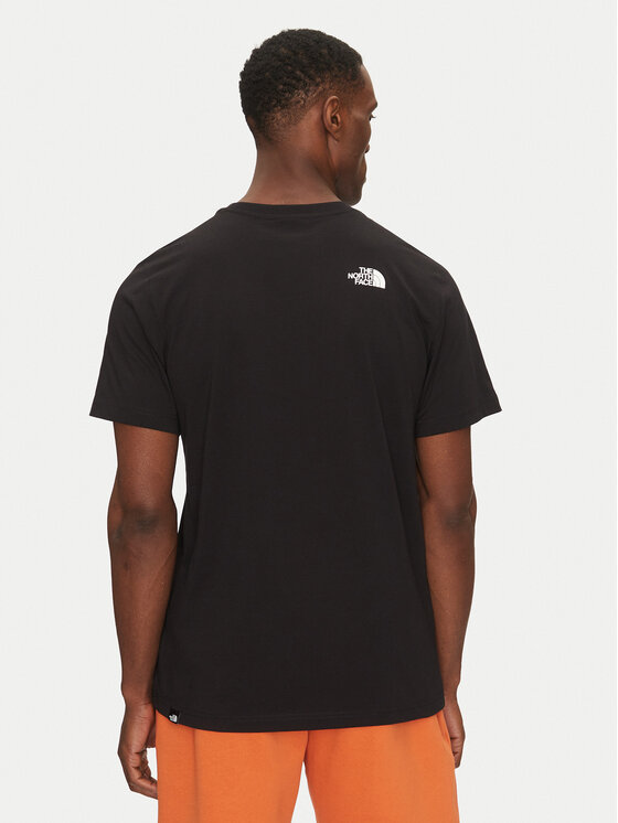 The North Face The North Face Marškinėliai Fine NF0A8A6M Juoda Regular Fit