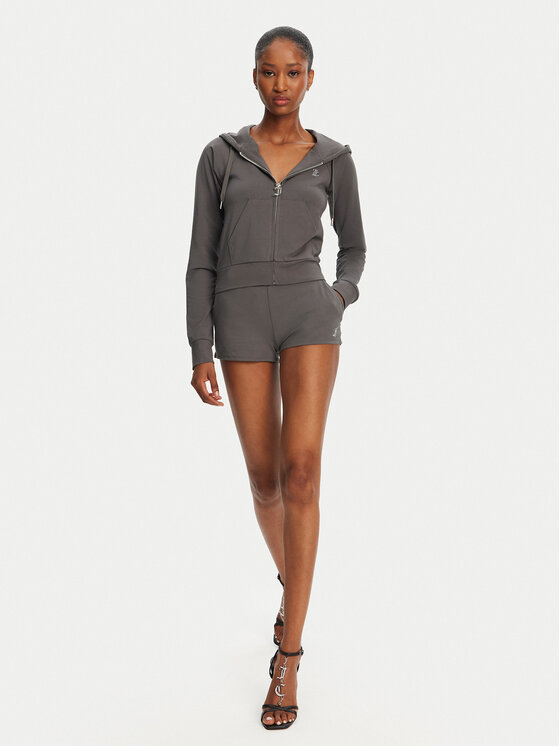 Juicy Couture Juicy Couture Pantaloncini sportivi JCWHS125312 Grigio Loose Fit
