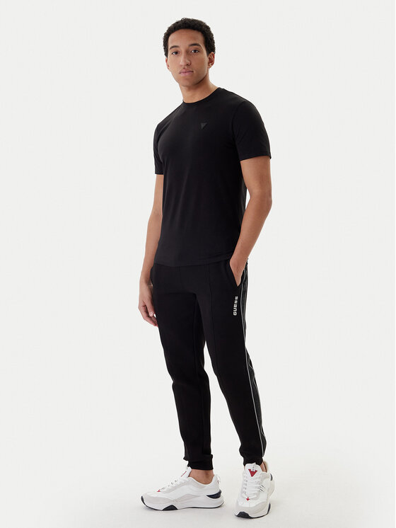 Guess Guess Футболка Z2YI12 JR06K Чорний Regular Fit