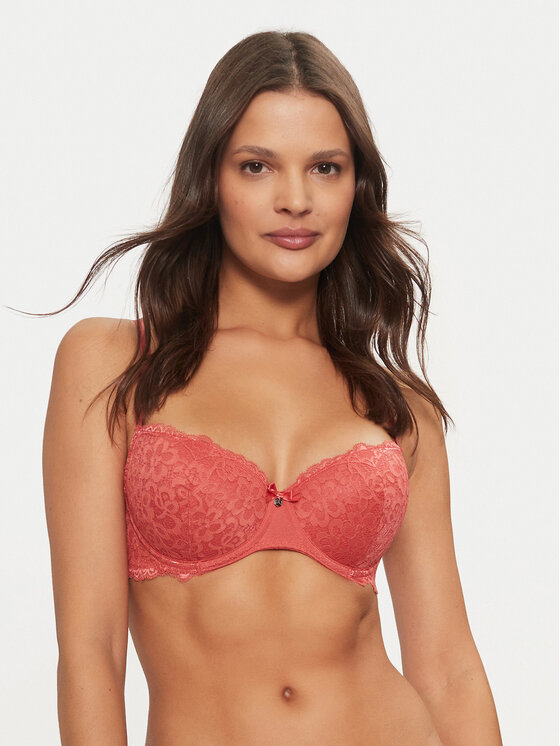 Hunkemöller Hunkemöller Liemenėlė su lankeliais Marine 206320 Raudona