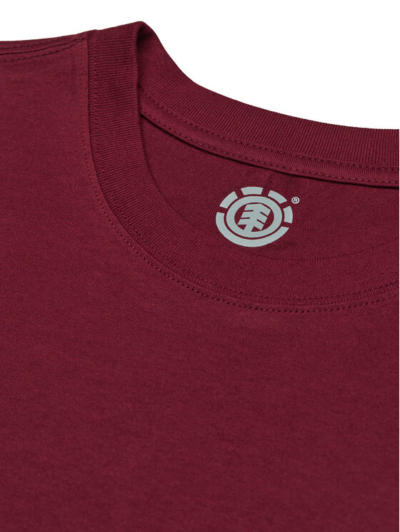 Element Element Camiseta Seal Bp ELYZT00596 Guinda/burdeos Regular Fit