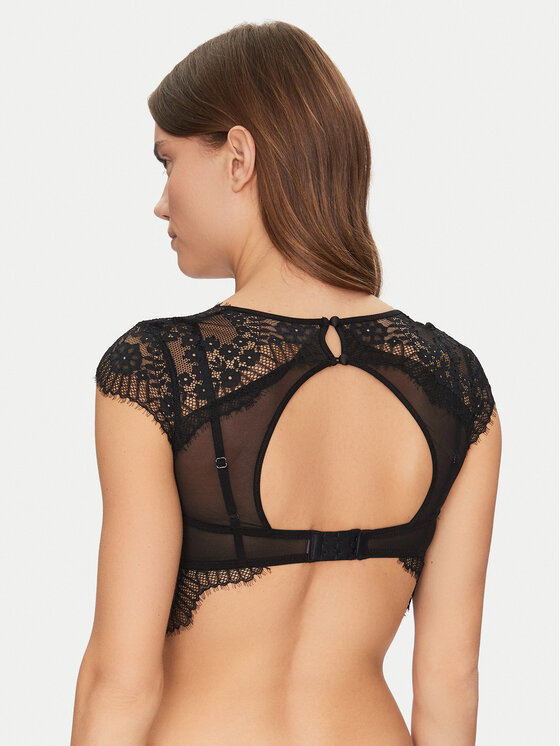 Hunkemöller Hunkemöller Braletė liemenėlė Daphne 300218 Juoda