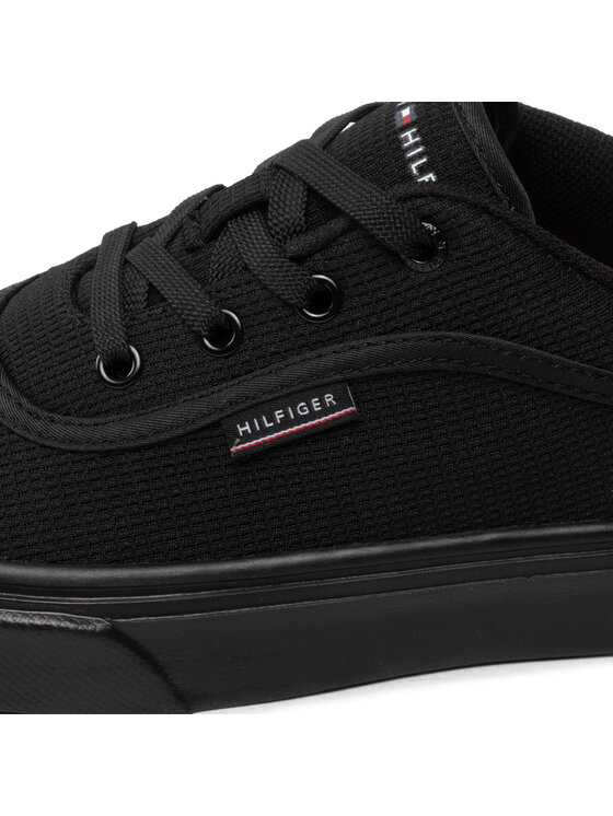 Tommy Hilfiger Zapatillas de tenis Tommy Hilfiger Core Lightweidht Waffle Mesh FM0FM04040 Negro