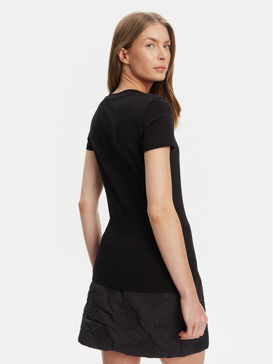 Guess Guess T-Shirt W5YI05 J1314 Μαύρο Regular Fit