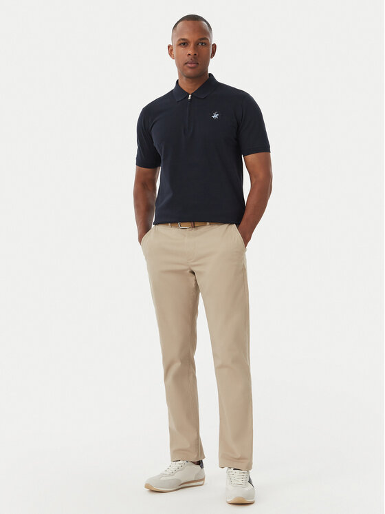 Beverly Hills Polo Club Beverly Hills Polo Club Поло M2734 Cиній Regular Fit