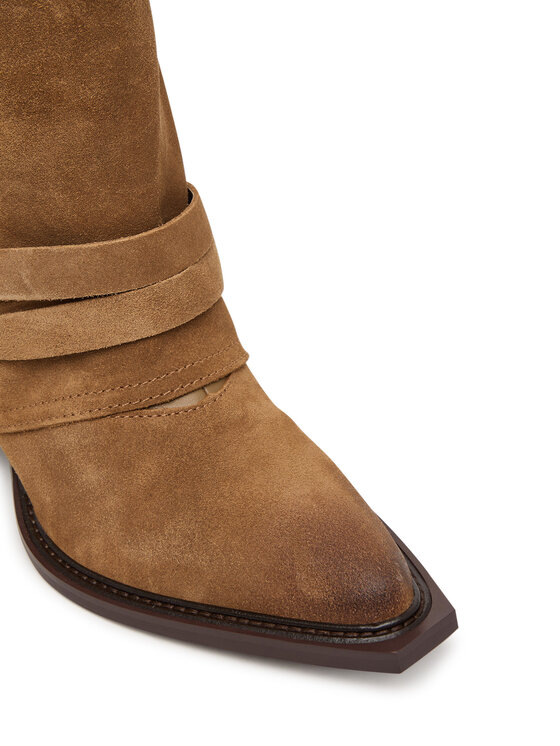 Steve Madden Kowbojki Steve Madden Hadly 11005190 Brązowy ciemny