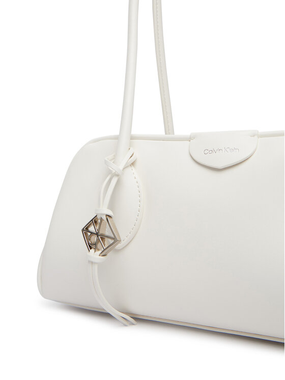 Calvin Klein Torbica Calvin Klein Emblem Trio Shoulder Bag LV04F3369G Bijela