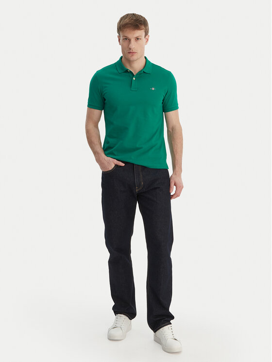 Gant Gant Polo Shield 2220 Verde Slim Fit