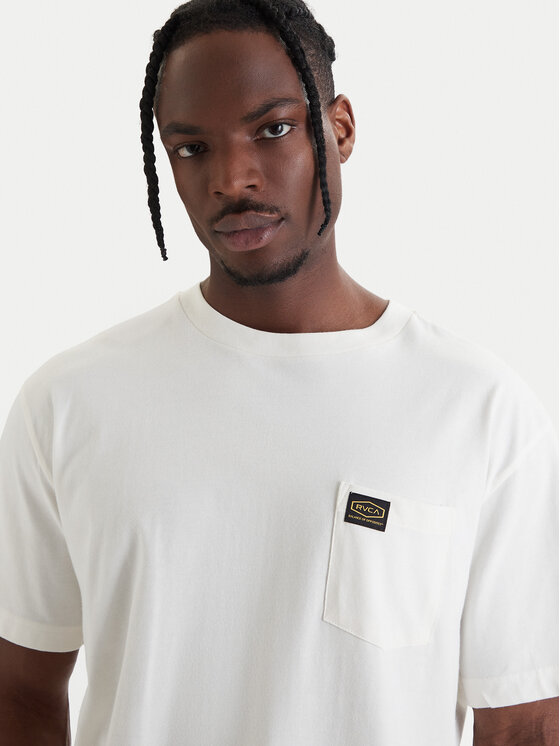 RVCA RVCA Camiseta Americana Pocket EVYZT00127 Blanco Relaxed Fit