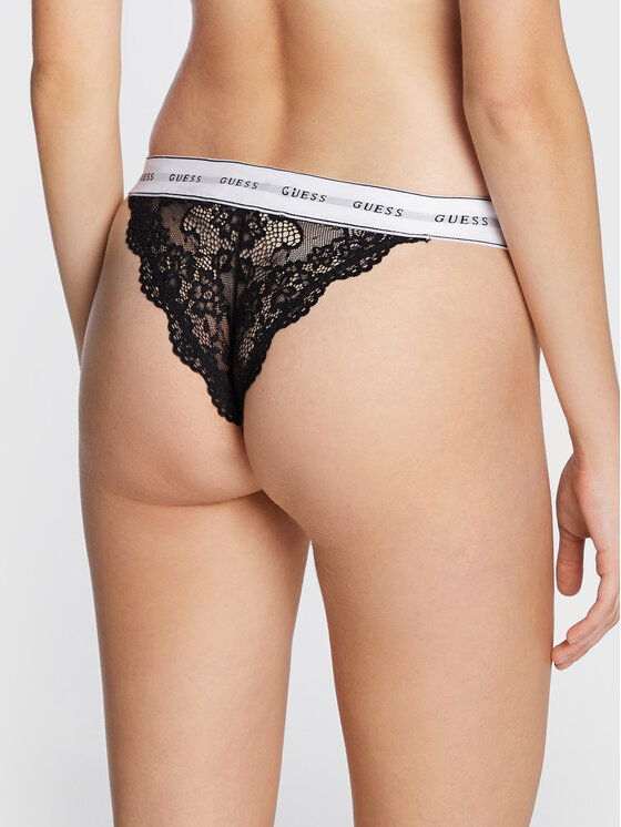 Guess Guess Braziliškos kelnaitės Belle O97E01 KBBT0 Juoda