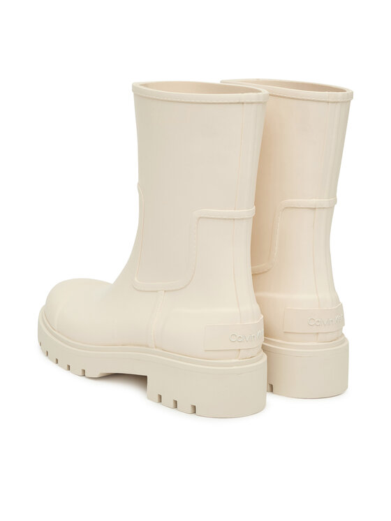 Calvin Klein Jeans Wellington Calvin Klein Jeans Mid Rainboot Rubber YW0YW02004 Écru