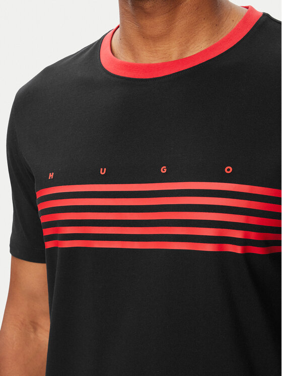 HUGO HUGO Camiseta Dempsy 50563796 Negro Regular Fit