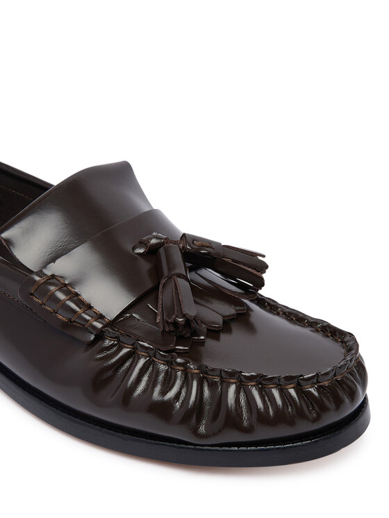 Tommy Hilfiger Chunky loafers Tommy Hilfiger Tassel Abrasivato FW0FW09460 Marrone scuro