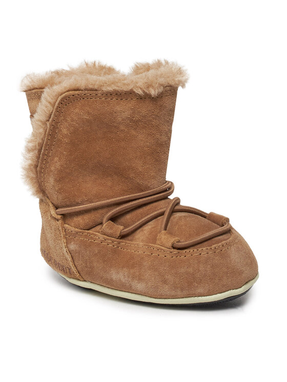 Moon Boot Sniego batai Moon Boot Crib Suede 34010300001 Ruda