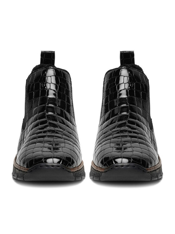 Rieker Jātnieku stila puszābaki Rieker 53794-01 Melns