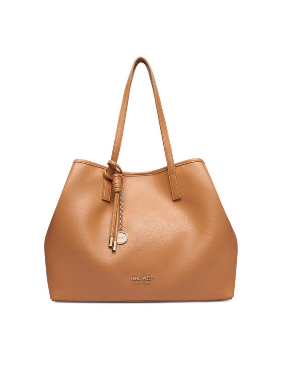 Nine West Дамска чанта Nine West CEO-SILK AVENUE-LDA8889 Светлокафяв