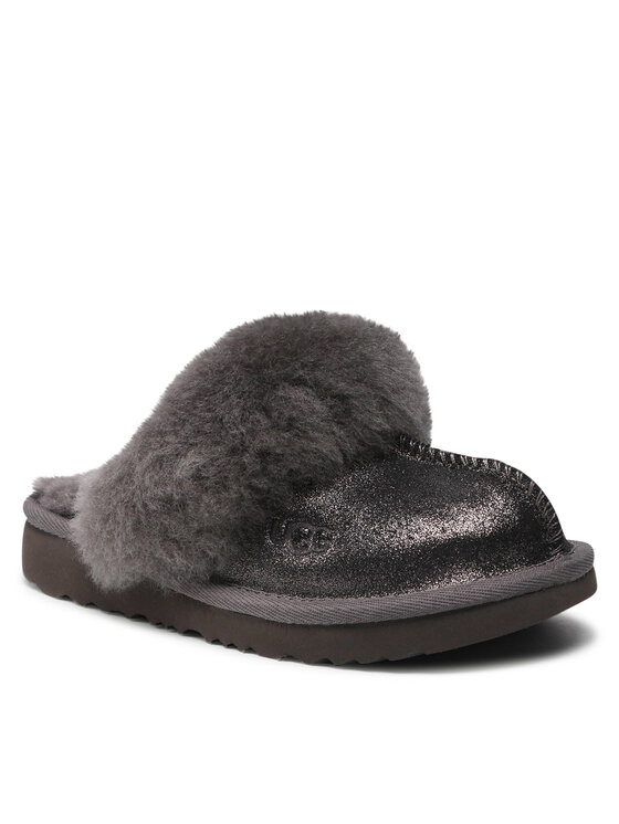 Ugg Naminės šlepetės Ugg K Cozy II Metallic Glitter 1121094K Pilka