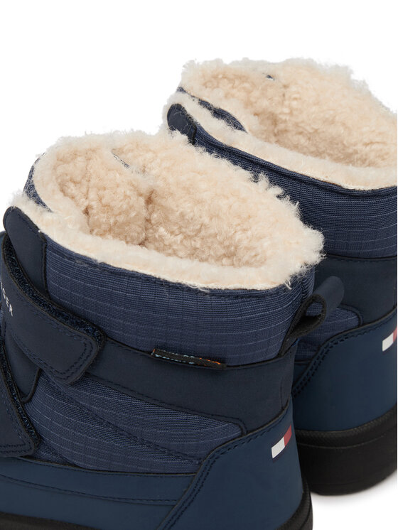 Tommy Hilfiger Śniegowce Tommy Hilfiger Niagara T1XD-35302-1973 S Granatowy