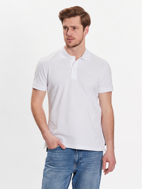 Geox Geox Pólóing Piquet M3510B-T2649 F1492 Fehér Regular Fit