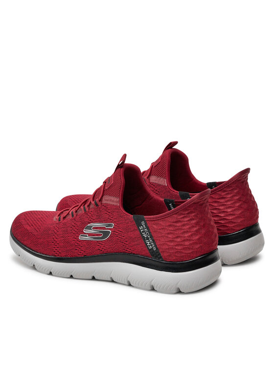 Skechers Sneakersy Skechers Key Pace 232469 Červená