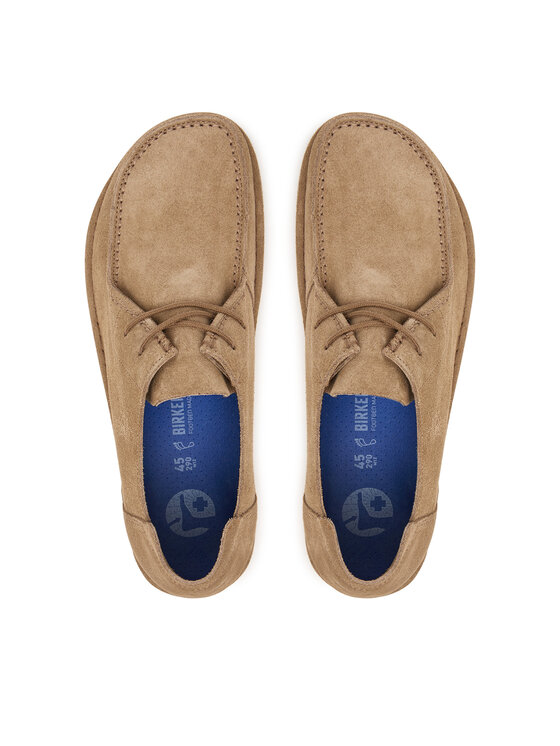 Birkenstock Туфлі Birkenstock Utti Lace 1034384 Бежевий