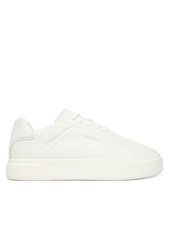 Calvin Klein Sneakersy Calvin Klein Basket Cups Oxf Lup Hf Lth YM0YM01452 Biały