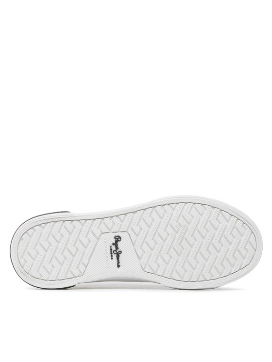 Pepe Jeans Tenisówki Pepe Jeans Brady Basic Boy PBS30549 Biały
