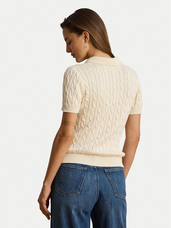 LAUREN RALPH LAUREN LAUREN RALPH LAUREN Polo 200P14041001 Crema Regular Fit