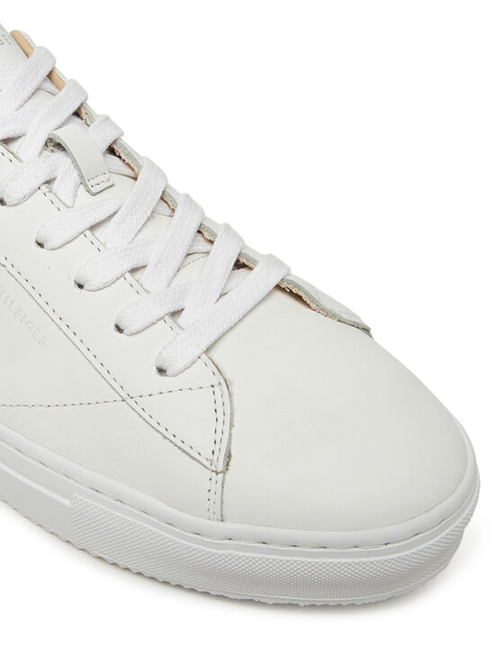 Tommy Hilfiger Sneakers Tommy Hilfiger Premium Cupsole Leather FM0FM05412 Alb