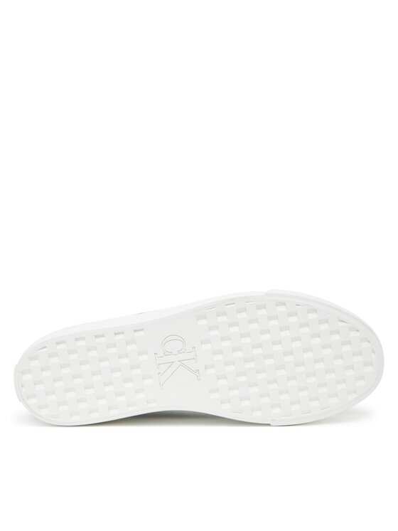 Calvin Klein Jeans Гуменки Calvin Klein Jeans Vulc Flatform Ctn Logo Tag YW0YW01838 Черен