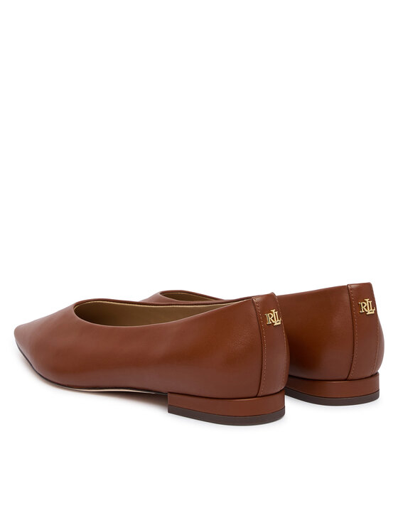 LAUREN RALPH LAUREN Baleriny LAUREN RALPH LAUREN Audri 802P18411004 Brązowy