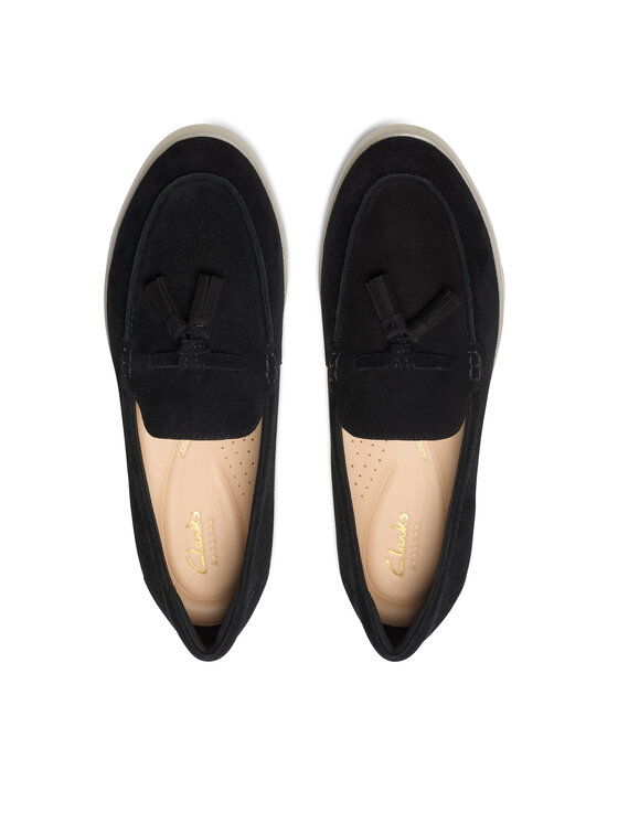 Clarks Мокасини Clarks Narini Edge 26181450 Черен