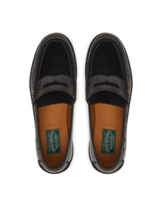 Polo Ralph Lauren Mokasíny Polo Ralph Lauren Jett Penny 803P15858001 Černá
