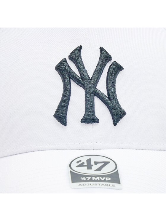 47 Brand Cappellino 47 Brand MLB New York Yankees '47 MVP SNAPBACK B-MVPSP17WBP-WHM Bianco