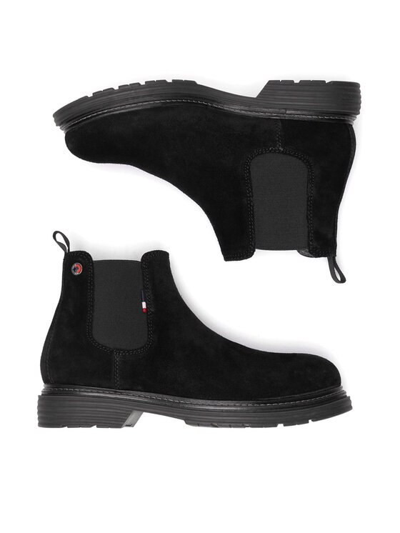 U.S. Polo Assn. Členková obuv s elastickým prvkom U.S. Polo Assn. LORENZ001M/DSE1 Čierna